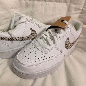 Nike Court Vision Low Women's Shoes White/Hemp Black